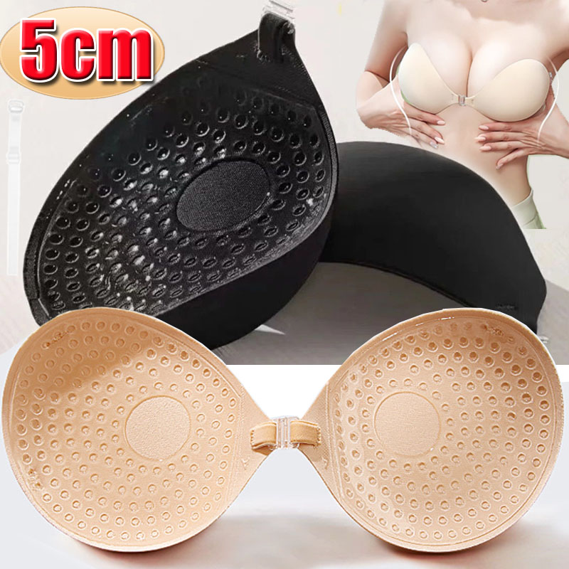 Push Up Bra Padded - 5cm Thicken Silicone Breast Stickers Invisible