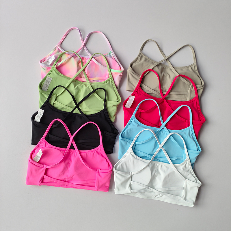 Strapless Bra Backless - Cross-beautiful Back Sports Lingerie Women's Quick-drying