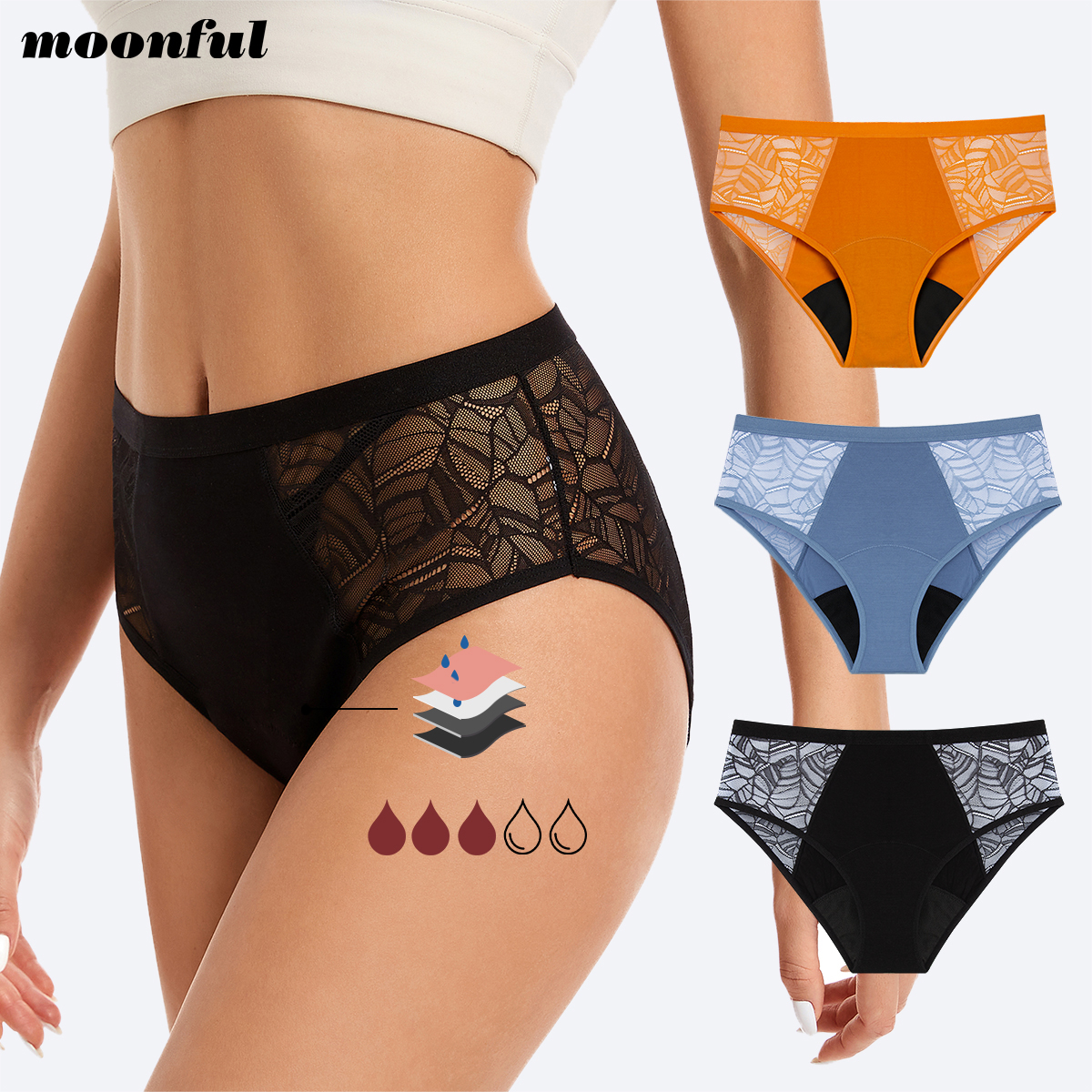 Moonful Women's Menstrual Pant - огляд і ціна Period Panty Absorbent