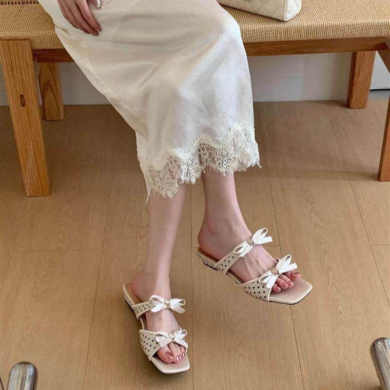 Summer Polka Dot Women Slipper - огляд і ціна Slip Dress Satin