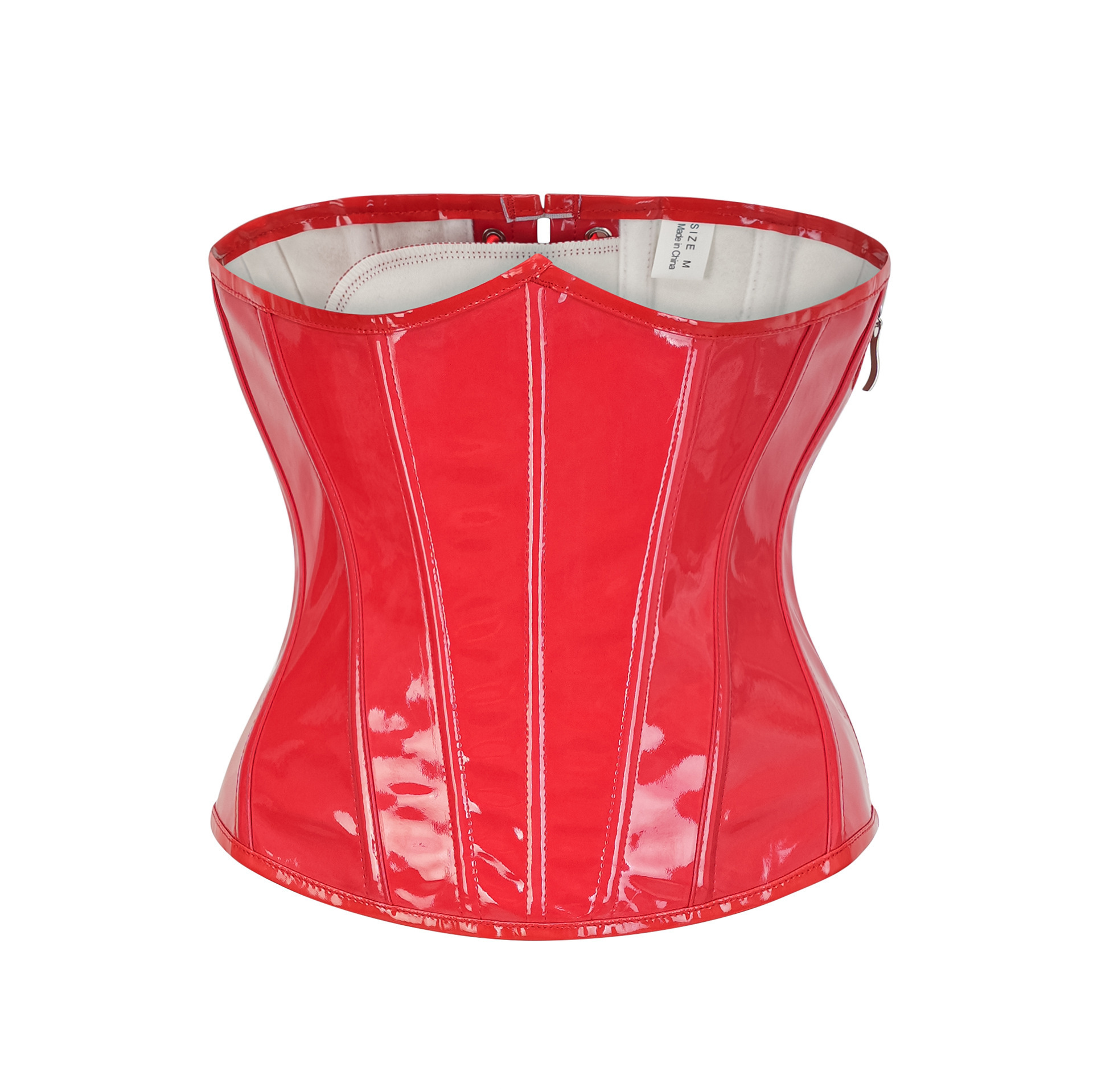Steampunk Red PU Leather Side  - огляд і ціна Corset Waist Cinch