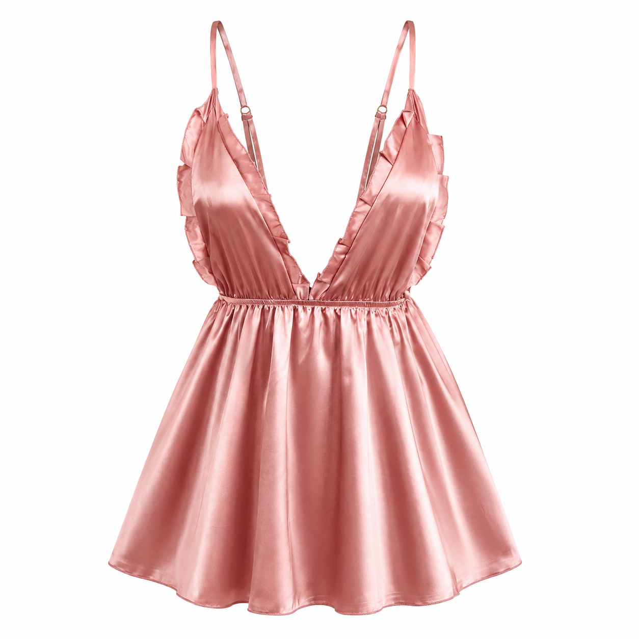 Satin Babydoll Nightgown for W - огляд і ціна Babydoll Chemise Night