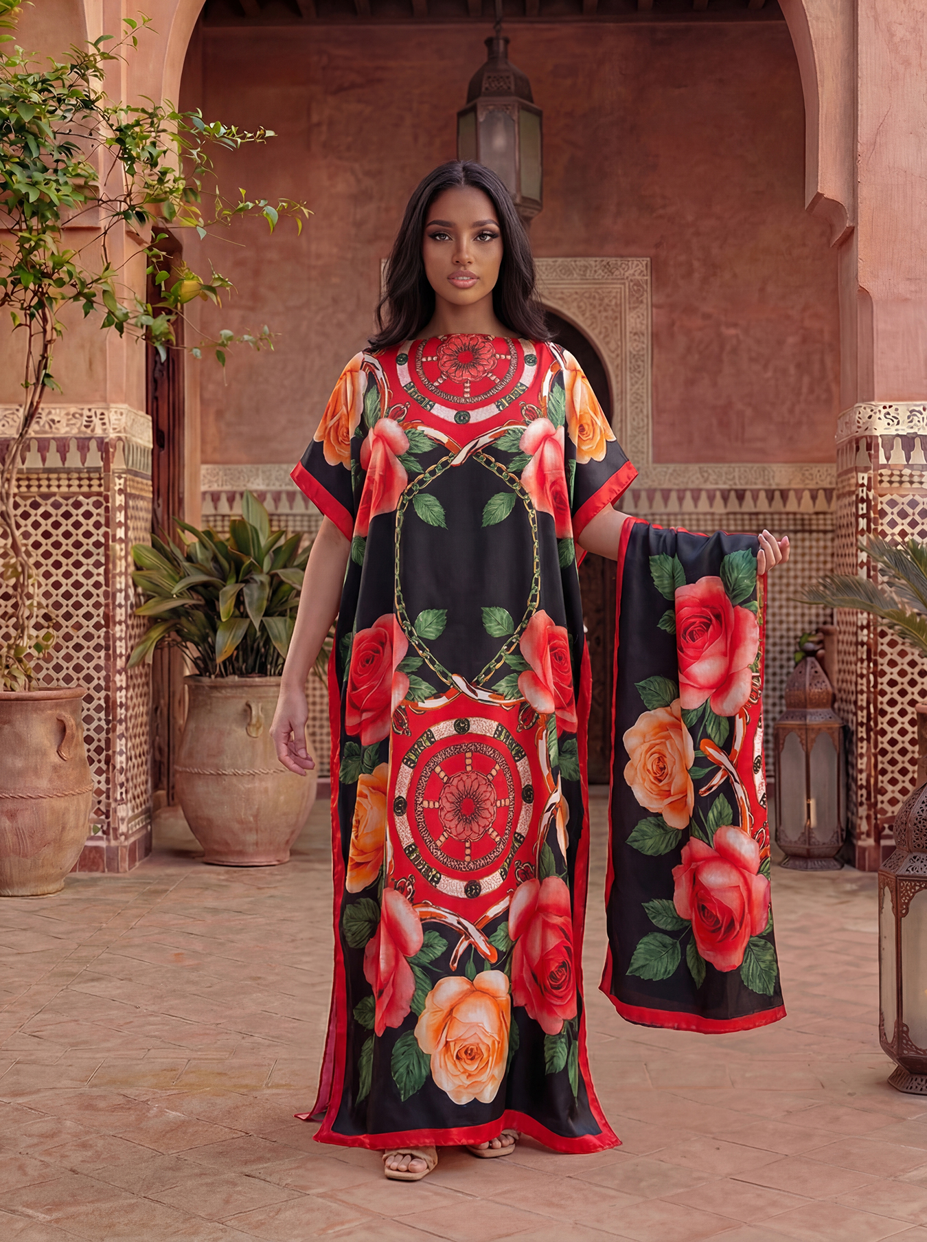 New Style Long Loose Silk Blen - огляд і ціна Robe Silk Women