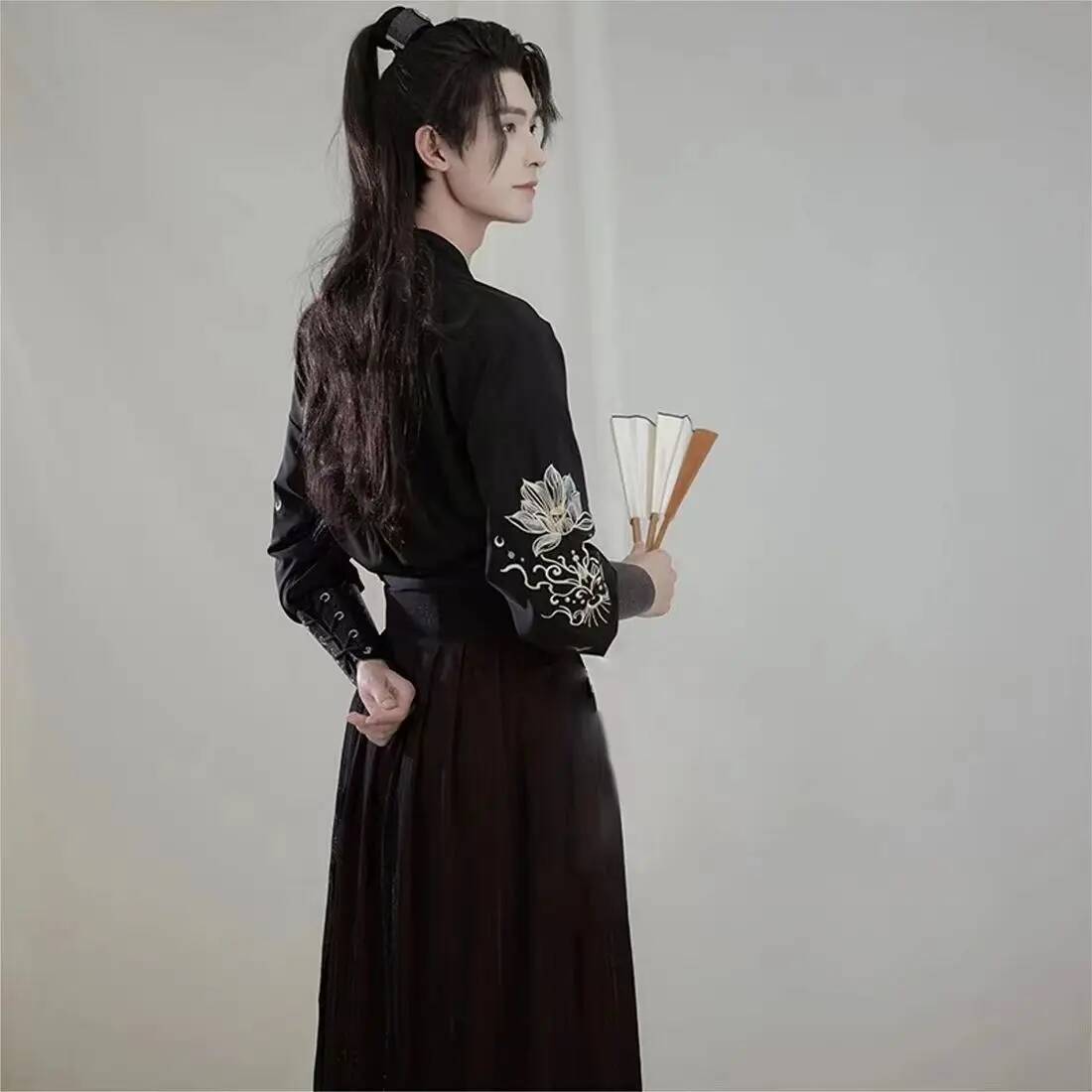 Ancient knight hanfu men women - огляд і ціна Robe Silk Women