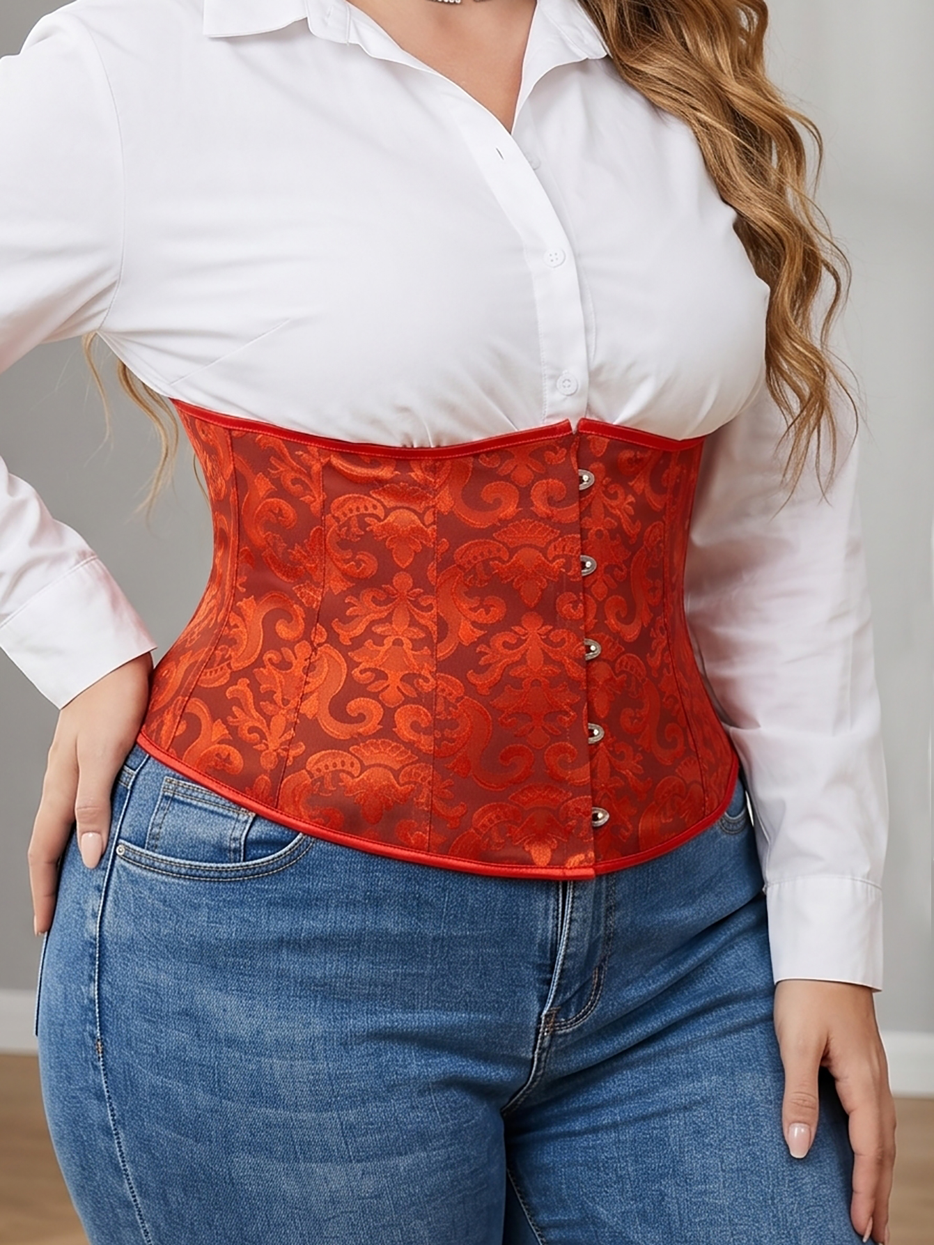 Women's Plus Size Court Lace W - огляд і ціна Corset Waist Cinch