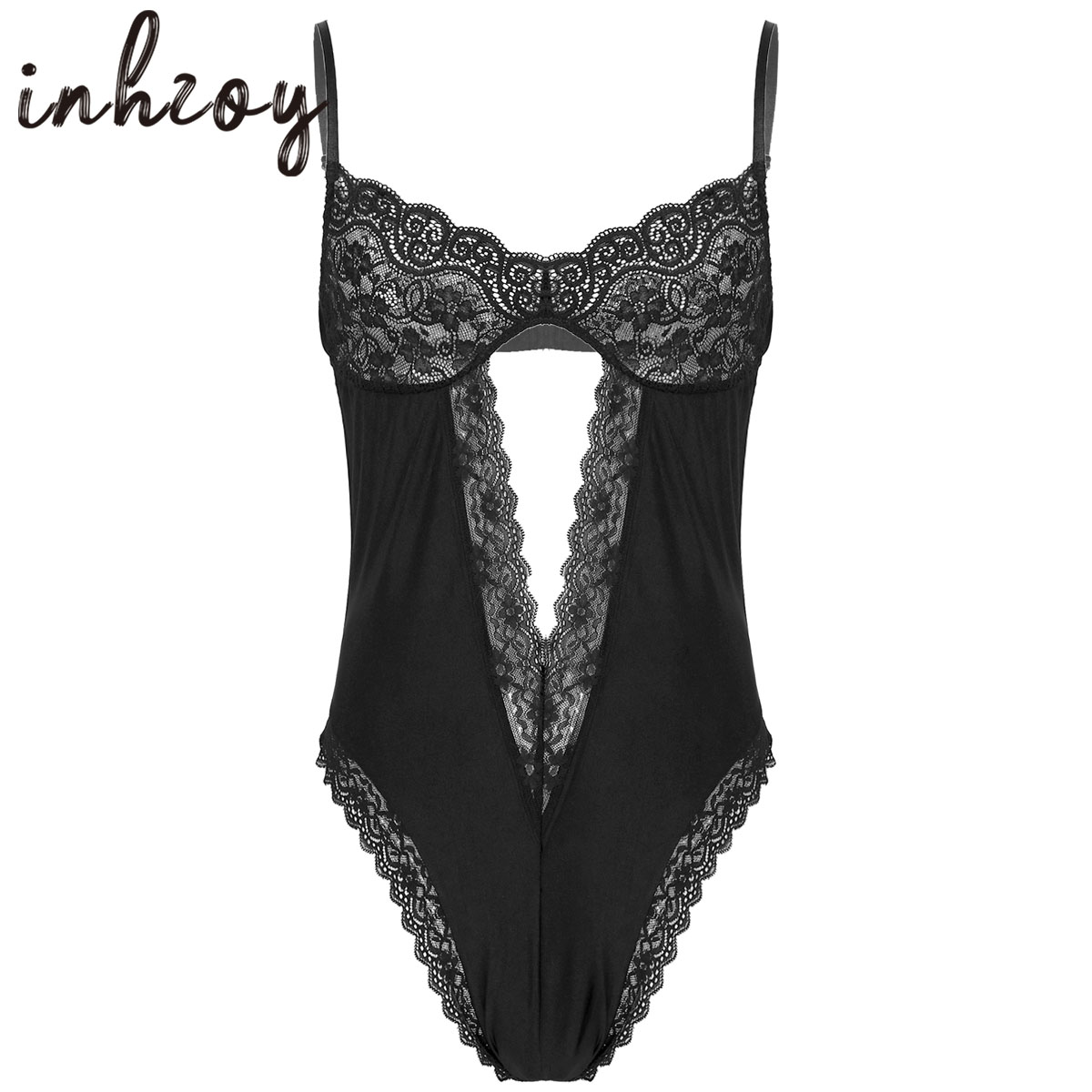 Men Sexy Bodysuit Lingerie Gay - огляд і ціна Lace Teddy Lingerie