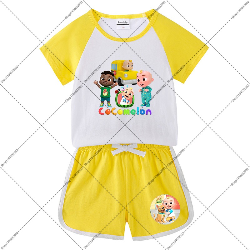 2PCS Cocomelons Kids T-shirts  - огляд і ціна Boyshort Underwear