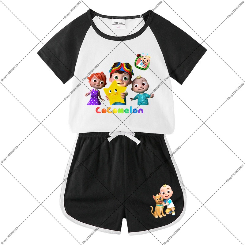 2PCS Cocomelons Kids T-shirts  - огляд і ціна Boyshort Underwear