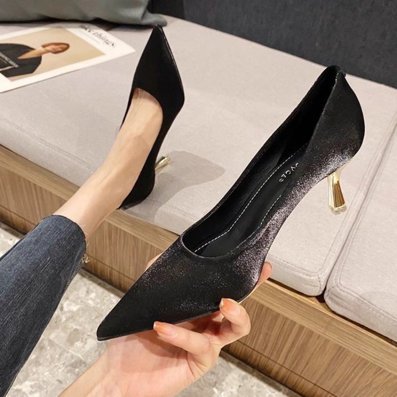 Women's Slip-On Satin Heels ,  - огляд і ціна Slip Dress Satin
