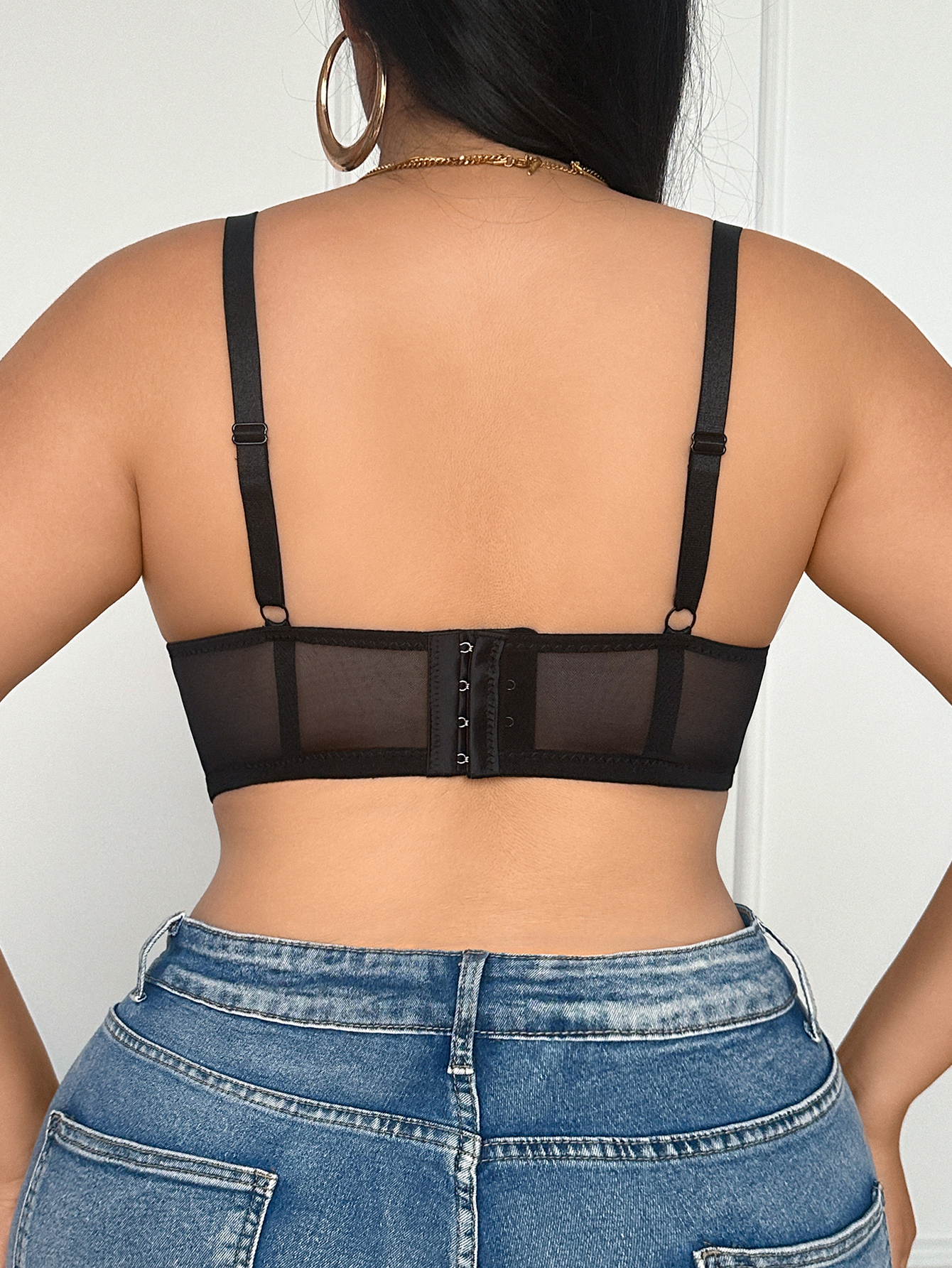 Wide Strap Plus Size Women Bra - огляд і ціна Push Up Bra Padded