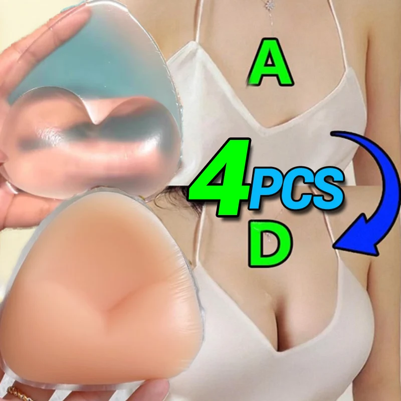 Women Push Up Bra Inserts Sili - огляд і ціна Silicone Bra Adhesive