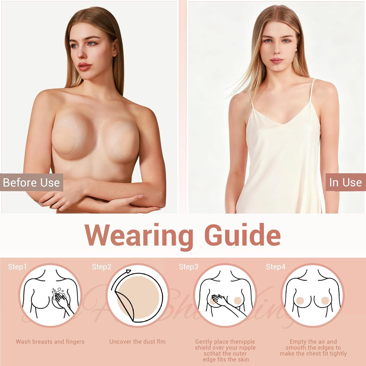 Nipple Covers 1 Pair Reusable  - огляд і ціна Nipple Cover Pasties