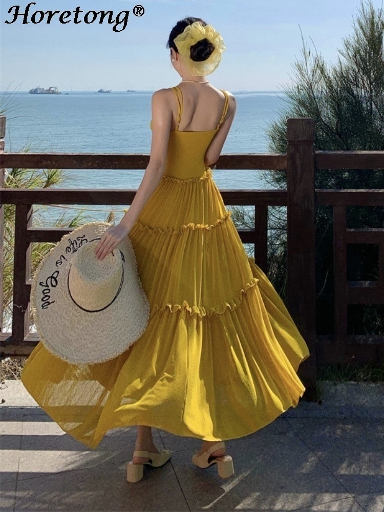 Women's Summer Solid Cami Maxi - огляд і ціна Corset Waist Cinch