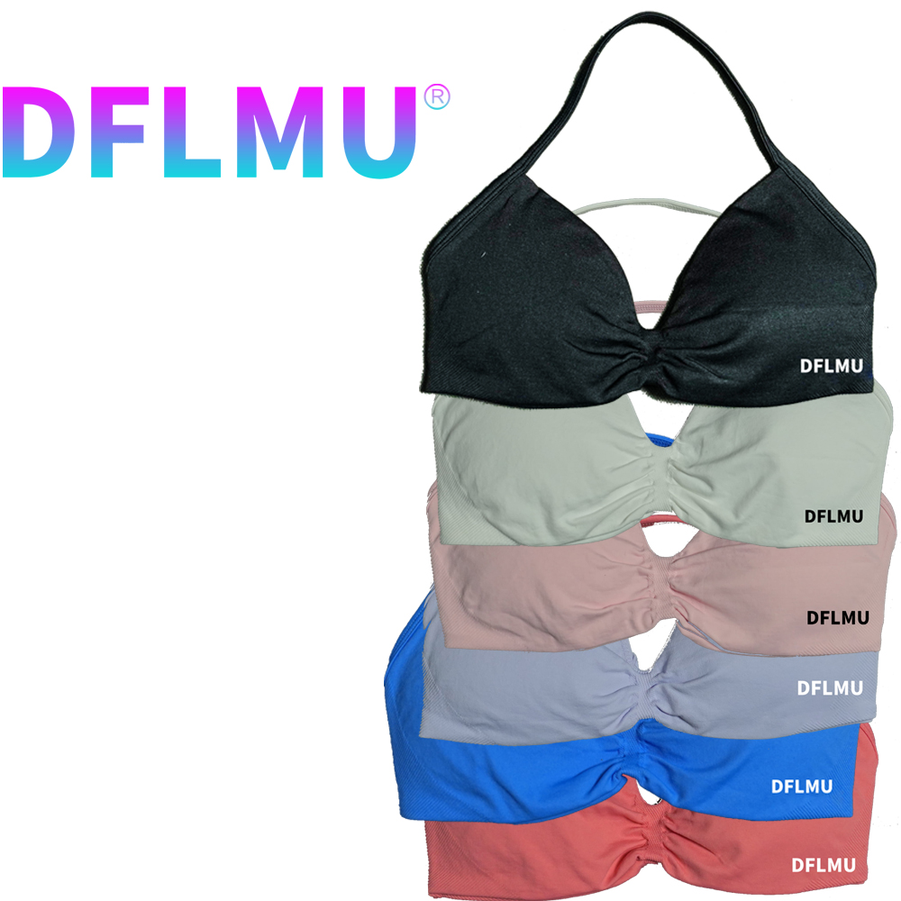 DFLMU Women Halter Sports Bra  - огляд і ціна Push Up Bra Padded