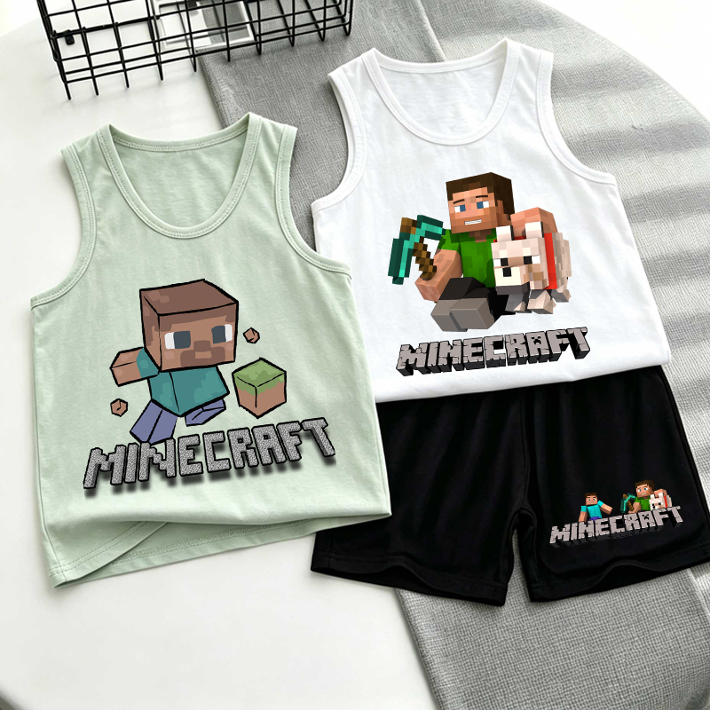 Minecrafted Children Vest+shor - огляд і ціна Boyshort Underwear