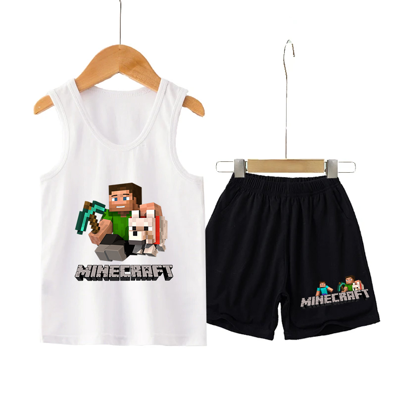 Minecrafted Children Vest+shor - огляд і ціна Boyshort Underwear