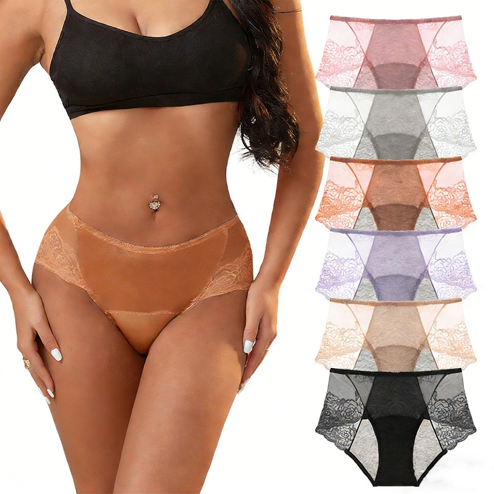 Breathable Lace Women's Period - огляд і ціна Boyshort Underwear