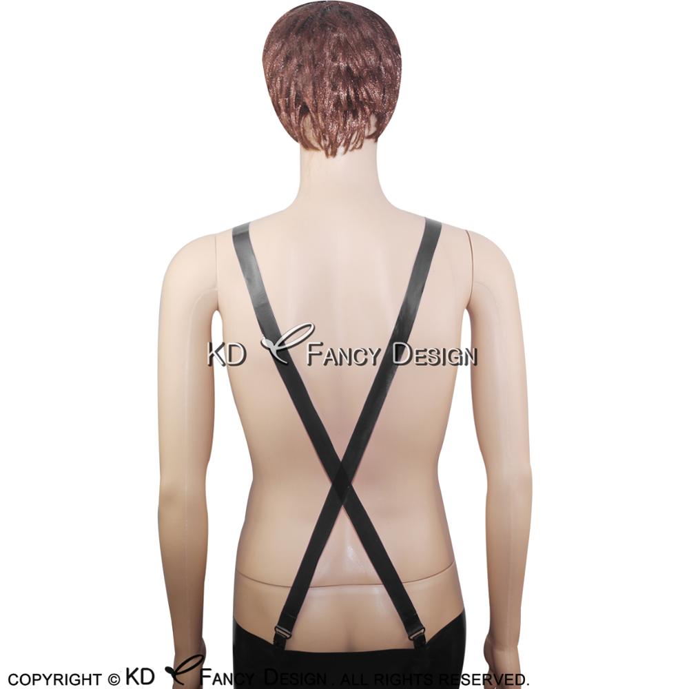 Black Sexy Rubber Latex Suspen - огляд і ціна Garter Belt Set