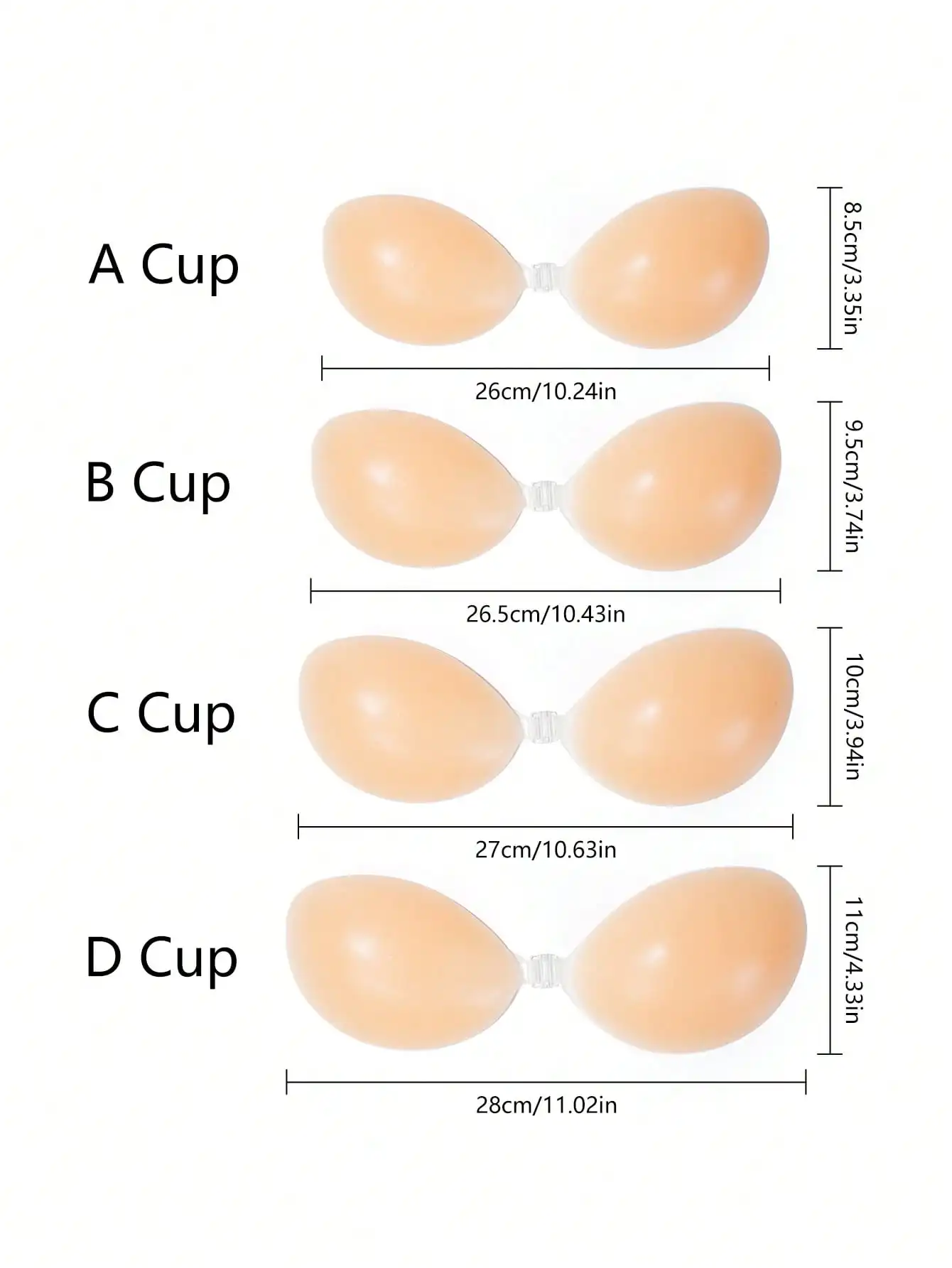 1pc Women's Silicone Sticky Br - огляд і ціна Silicone Bra Adhesive