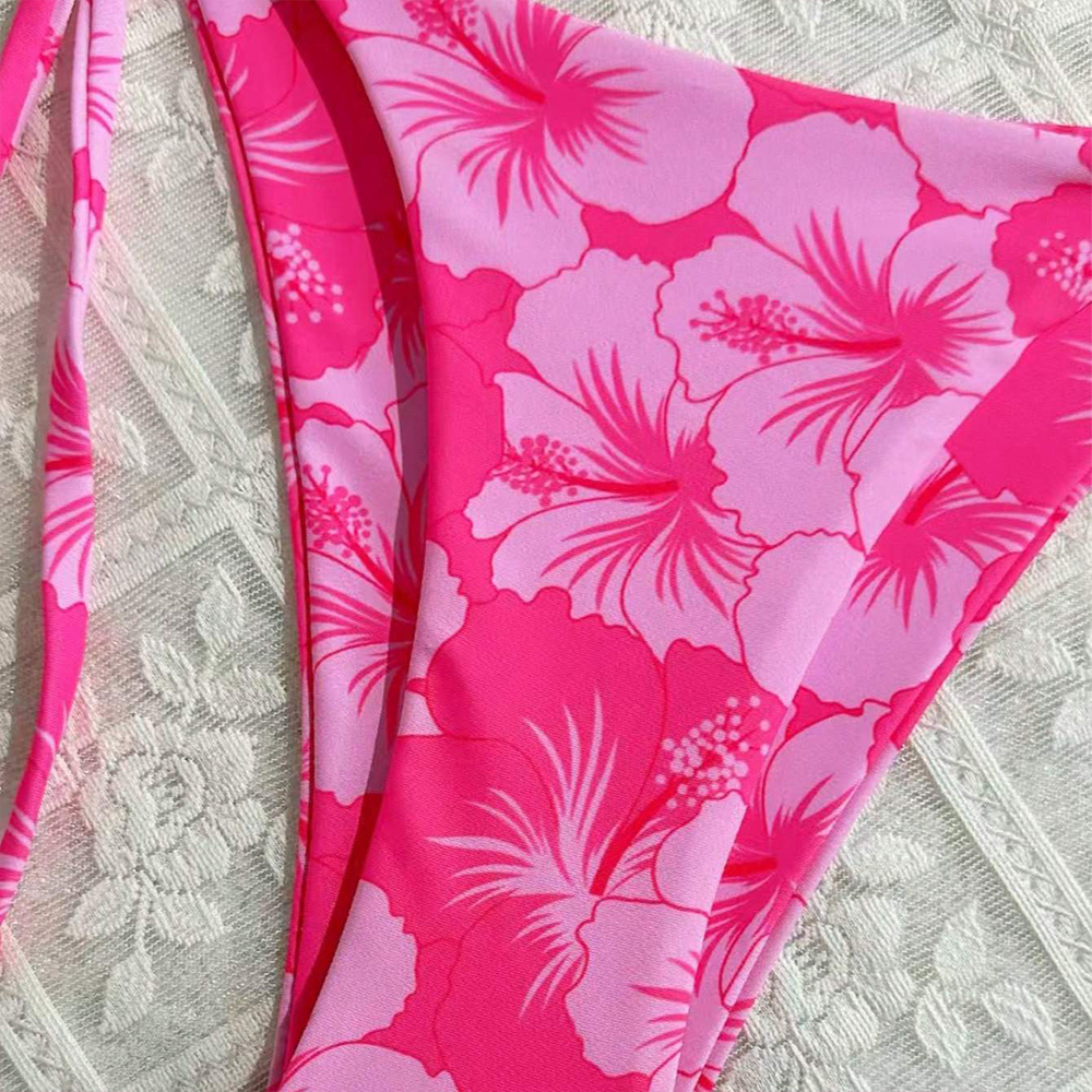Women's Printed Vest Bikini+Th - огляд і ціна Thong Bikini Women