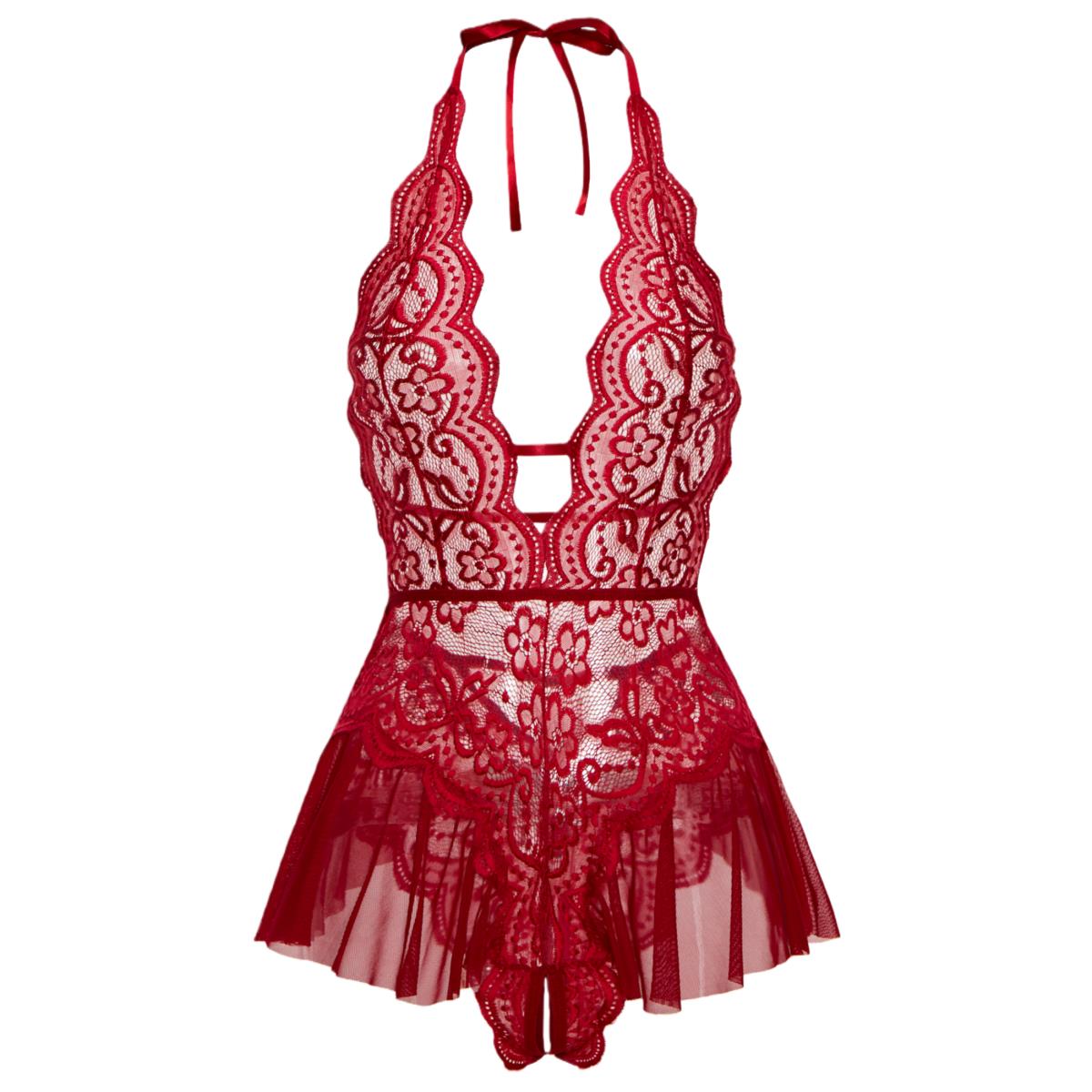 Erotic Crotchless Hot Lingerie - огляд і ціна Lace Teddy Lingerie