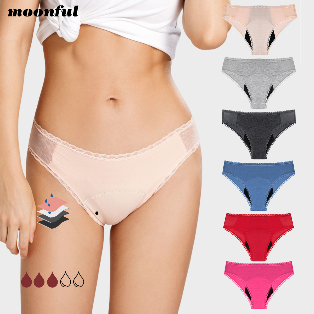 4 Layer Absorbent Menstrual Pa - огляд і ціна Period Panty Absorbent