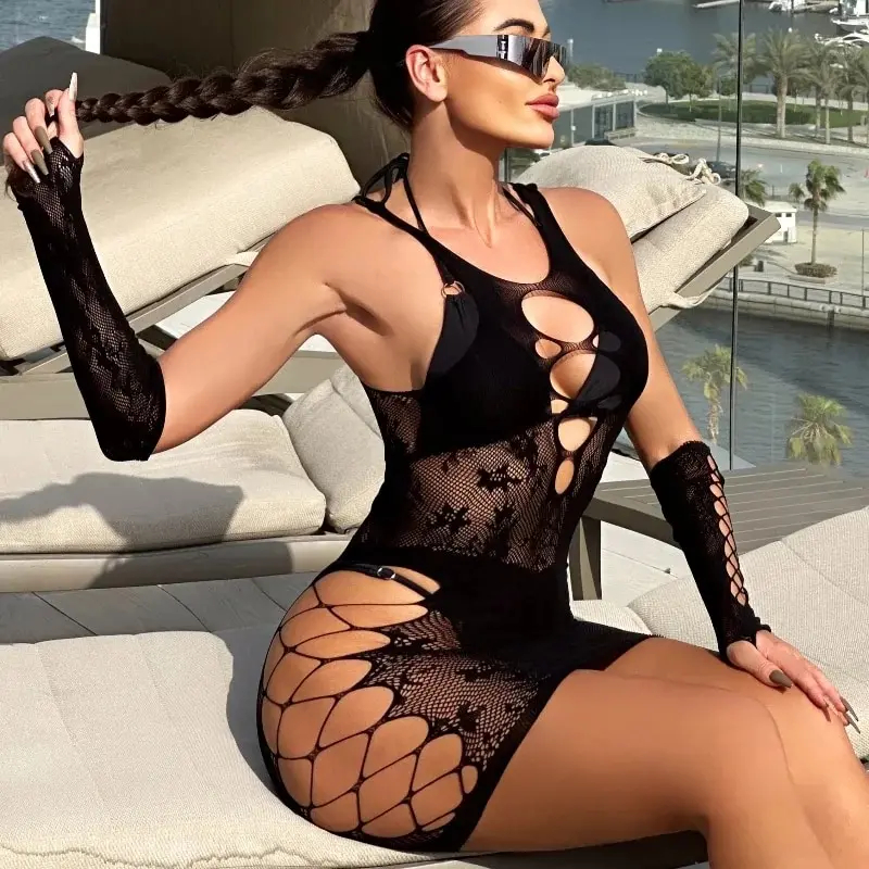 Simplejewel Women Fishnet Beac - огляд і ціна Bodystocking Fishnet