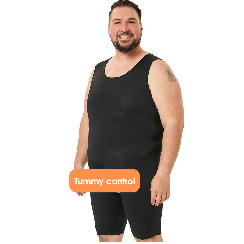 Men's Shapewear Bodysuit Tummy - огляд і ціна Shapewear Bodysuit Firm