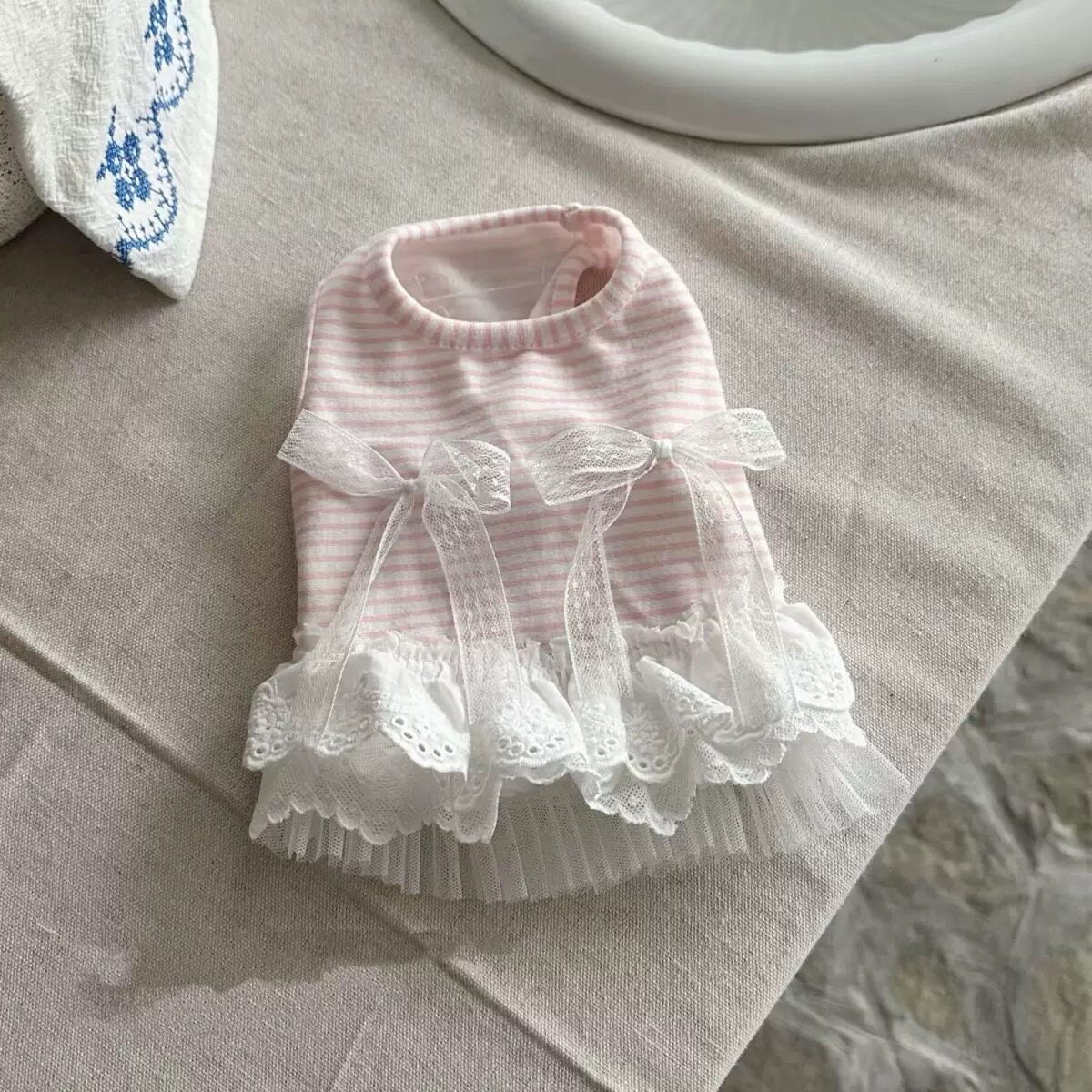 Sweet Bow Dog Clothes Lace Sma - огляд і ціна Lace Teddy Lingerie
