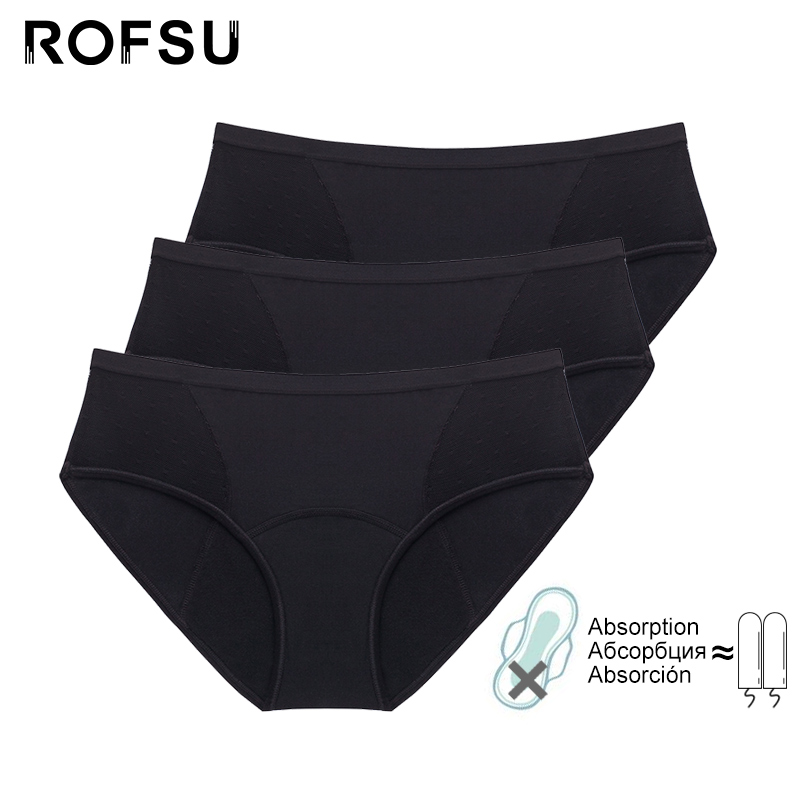 3 pcs/lot Cotton Menstrual Pan - огляд і ціна Period Panty Absorbent