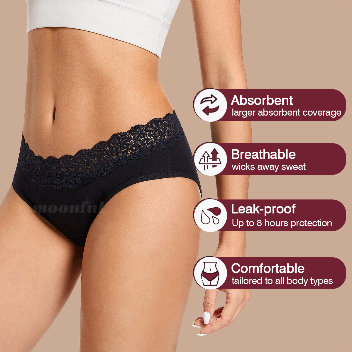 Menstrual Cycle Absorbent Unde - огляд і ціна Period Panty Absorbent