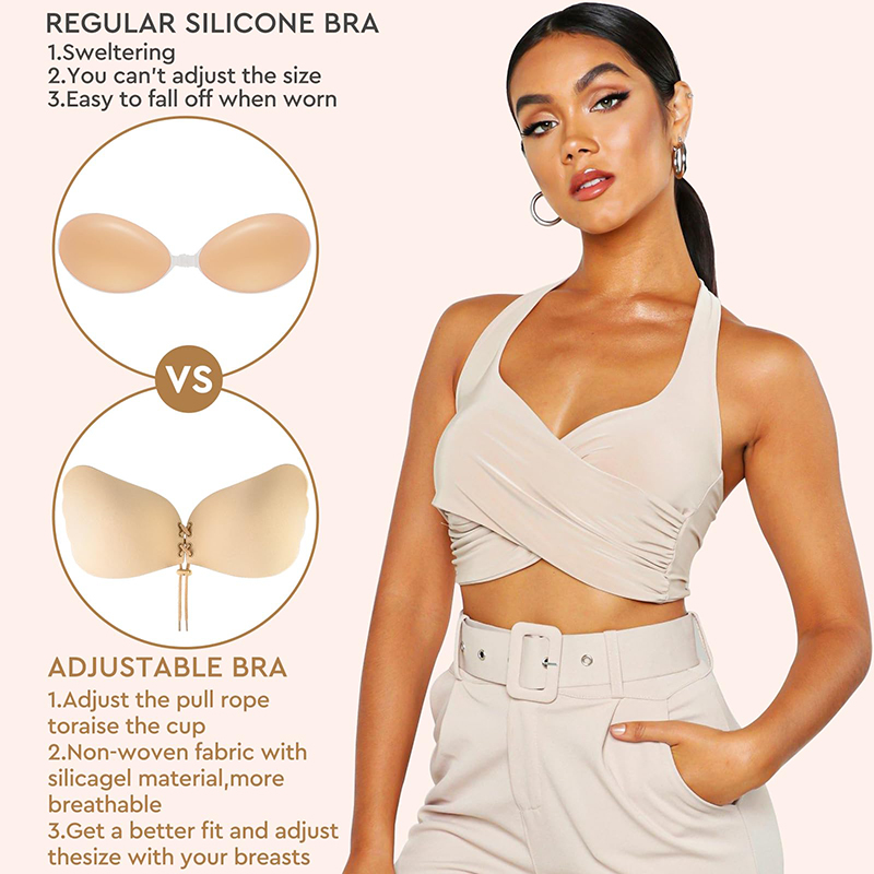 1/2 Pairs Women Summer Backles - огляд і ціна Strapless Bra Backless