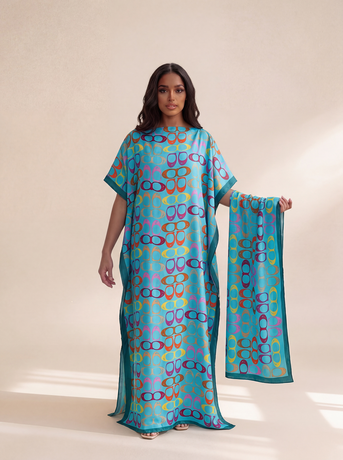 New Style Long Loose Silk Blen - огляд і ціна Robe Silk Women