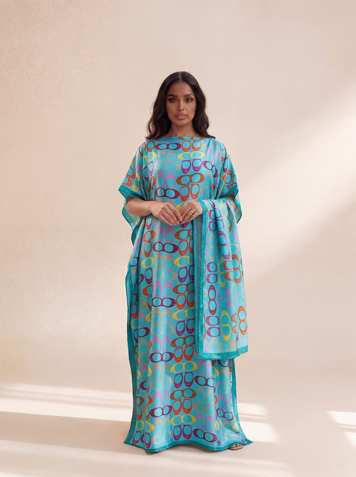New Style Long Loose Silk Blen - огляд і ціна Robe Silk Women