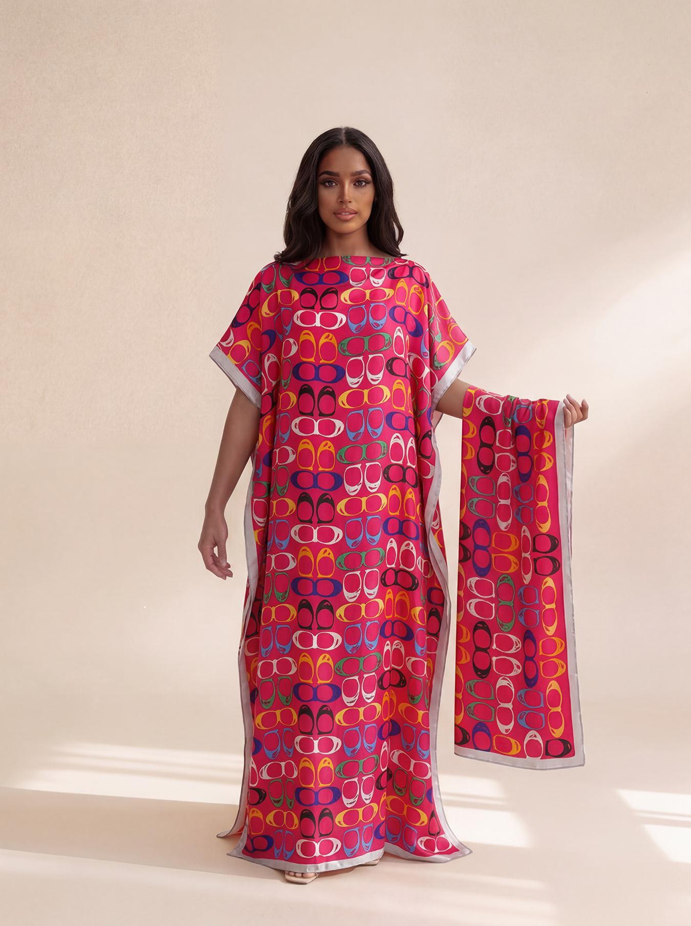 New Style Long Loose Silk Blen - огляд і ціна Robe Silk Women