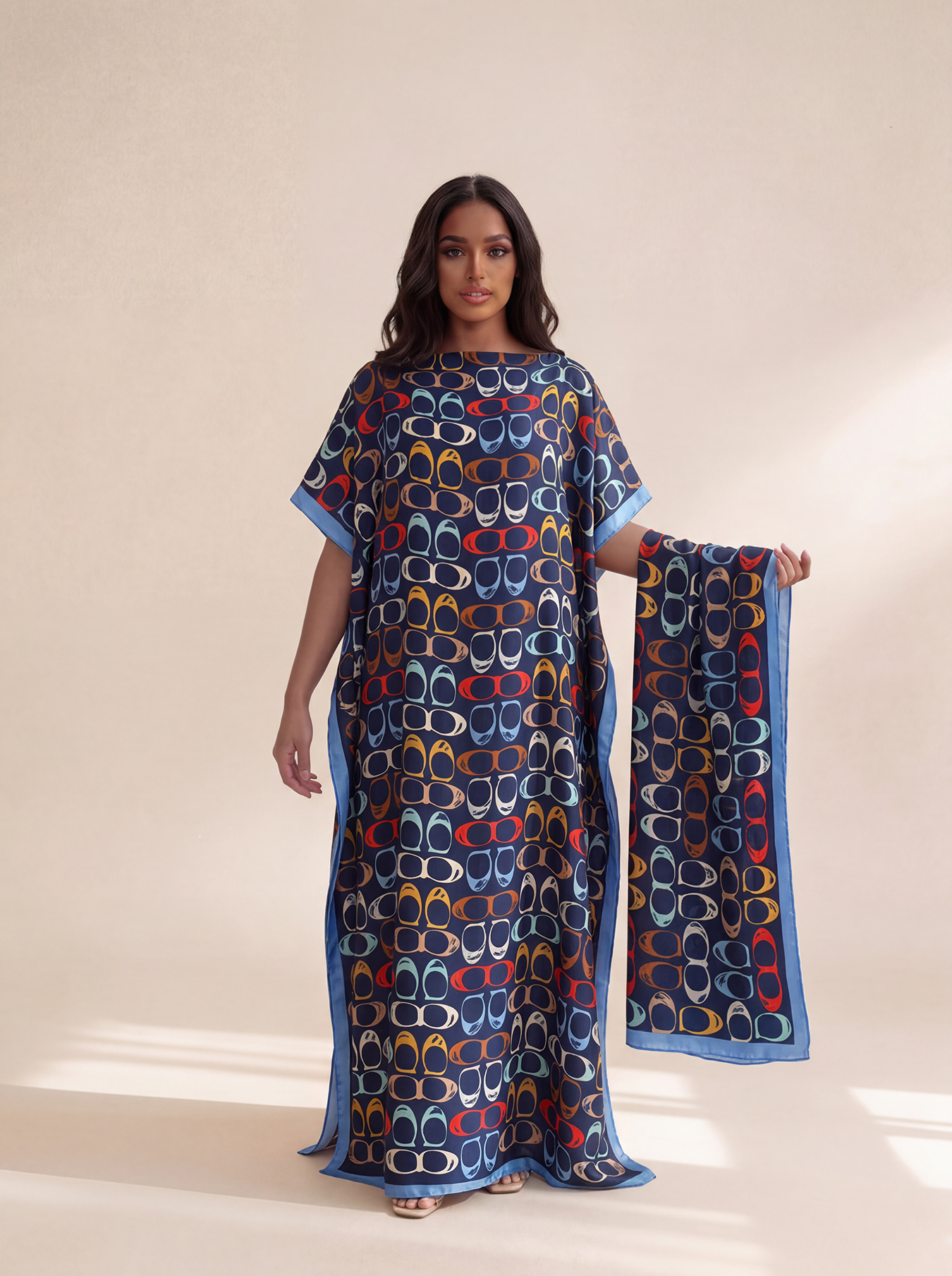 New Style Long Loose Silk Blen - огляд і ціна Robe Silk Women