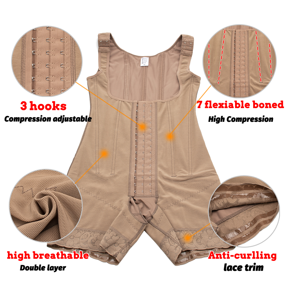 Fajas Colombian Girdles Post L - огляд і ціна Shapewear Bodysuit Firm