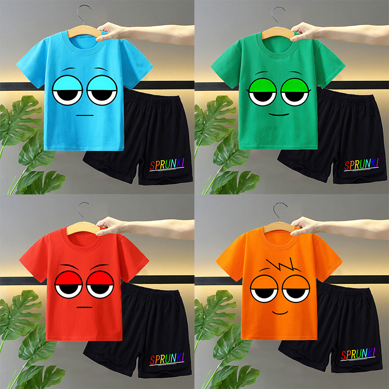 Sprunki 2pcs T-shirt and Short - огляд і ціна Boyshort Underwear
