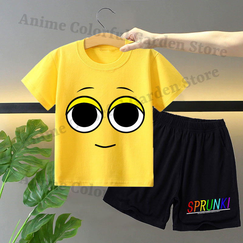 Sprunki 2pcs T-shirt and Short - огляд і ціна Boyshort Underwear