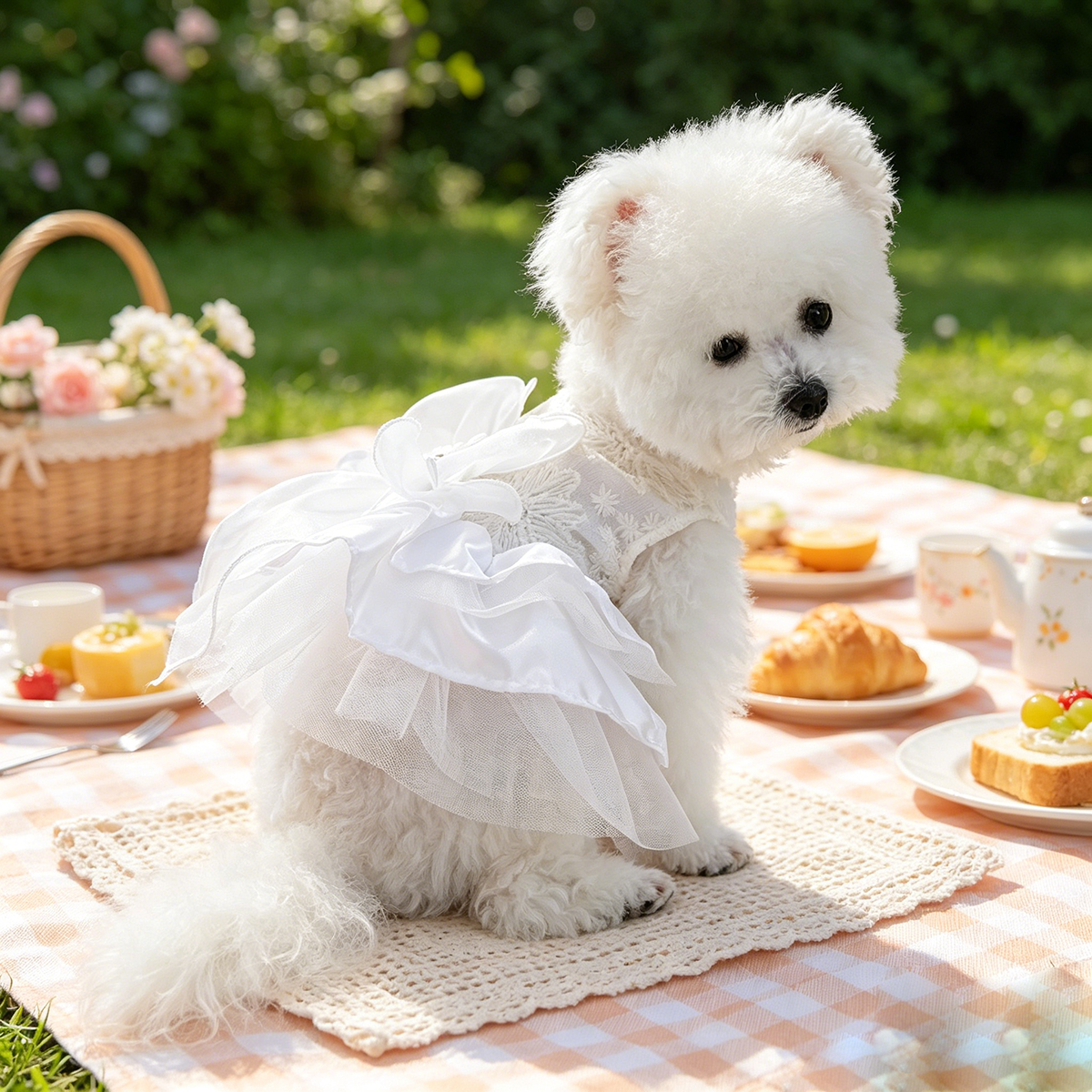 Elegant Lace Bow Pet Dress, Go - огляд і ціна Lace Teddy Lingerie