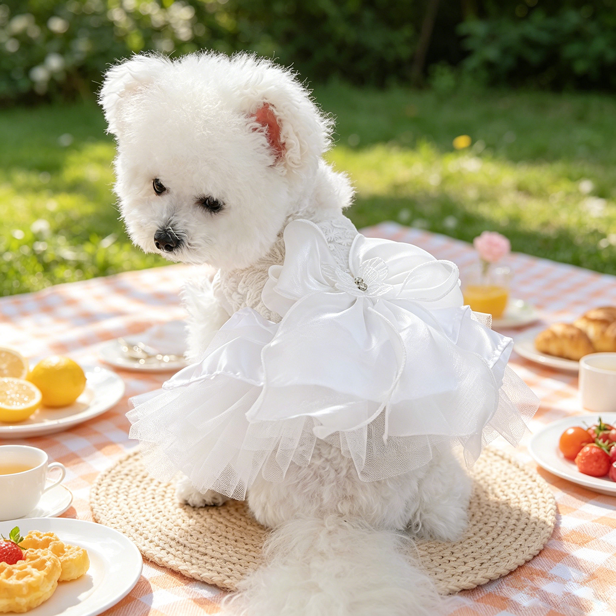 Elegant Lace Bow Pet Dress, Go - огляд і ціна Lace Teddy Lingerie
