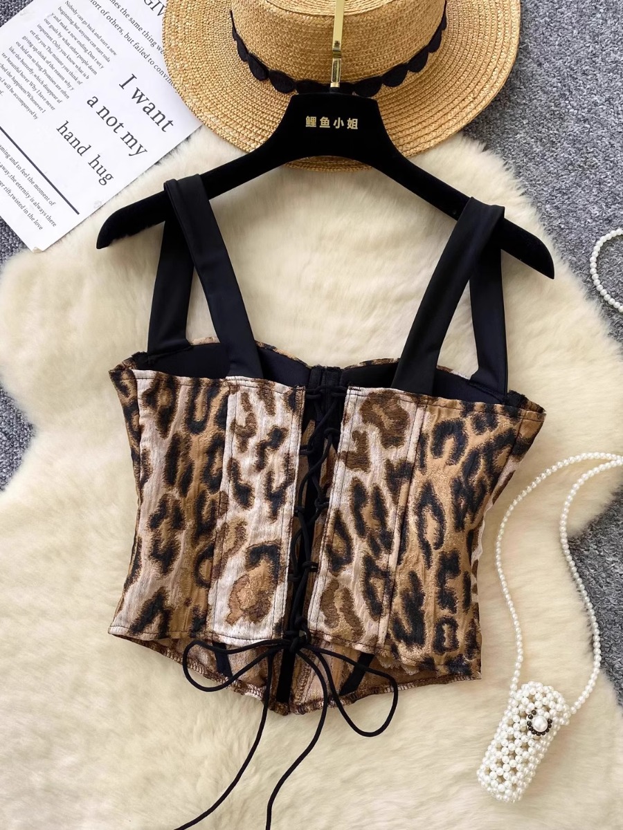 Foamlina 2025 New Tie Up Leopa - огляд і ціна Corset Waist Cinch