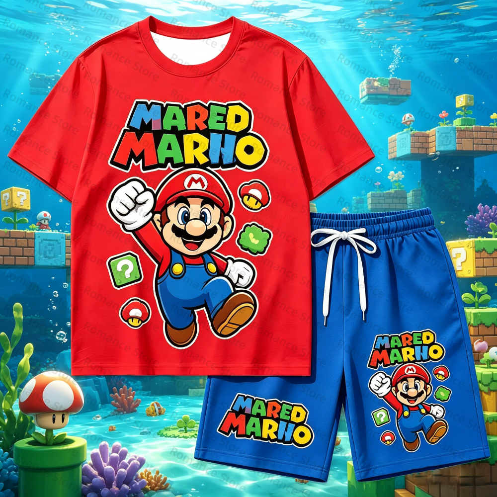 Kids Cartoon T-Shirt And Short - огляд і ціна Boyshort Underwear