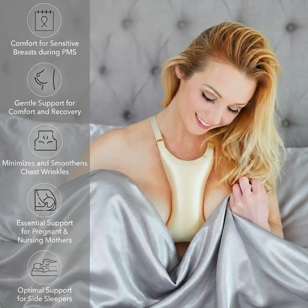 Side Sleeper Pillow for Breast - огляд і ціна Nursing Bra Sleep