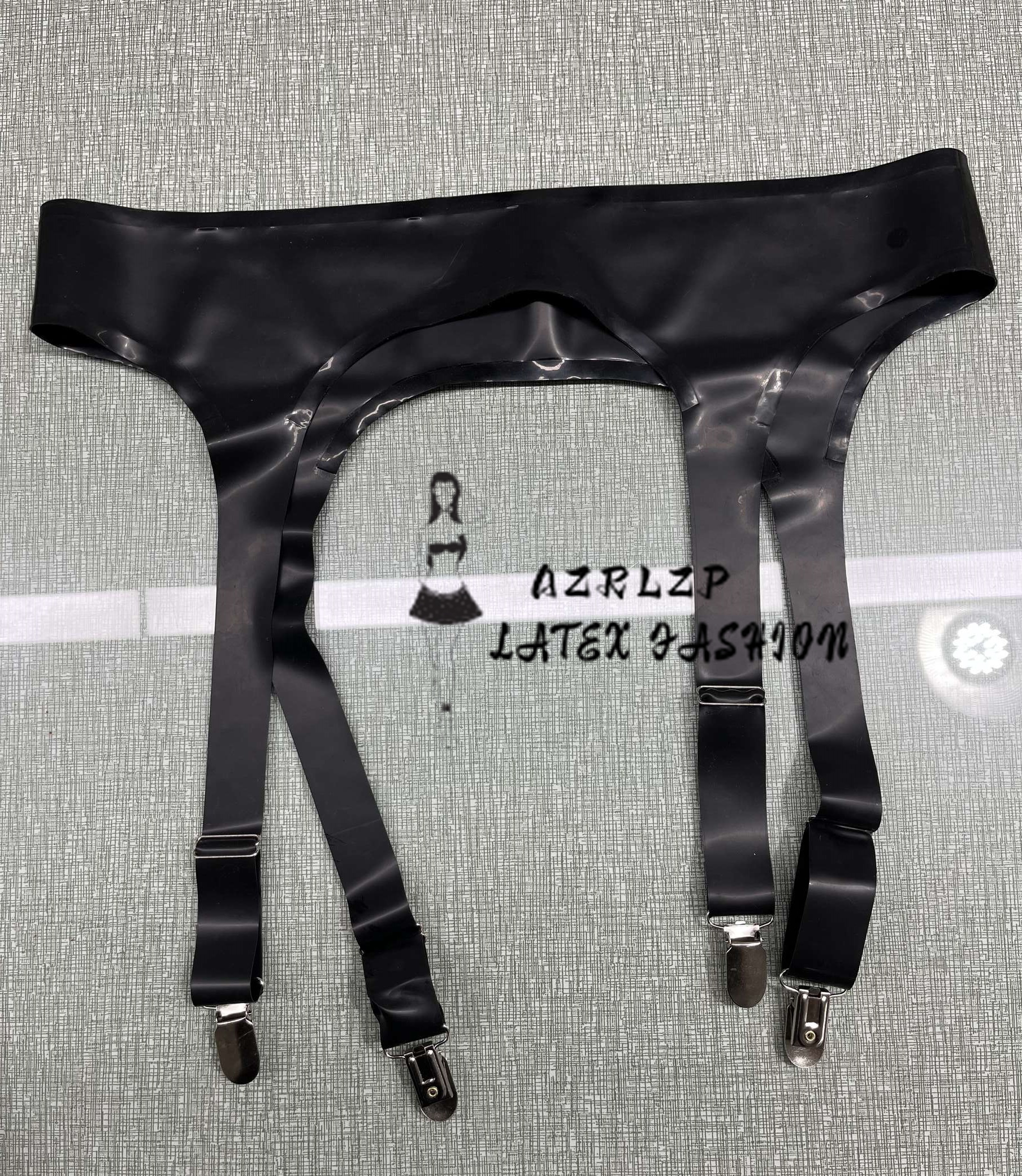 Natural latex garter belt (duc - огляд і ціна Garter Belt Set