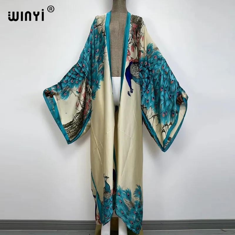 WINYI 2024 Summer Women Cardig - огляд і ціна Robe Silk Women