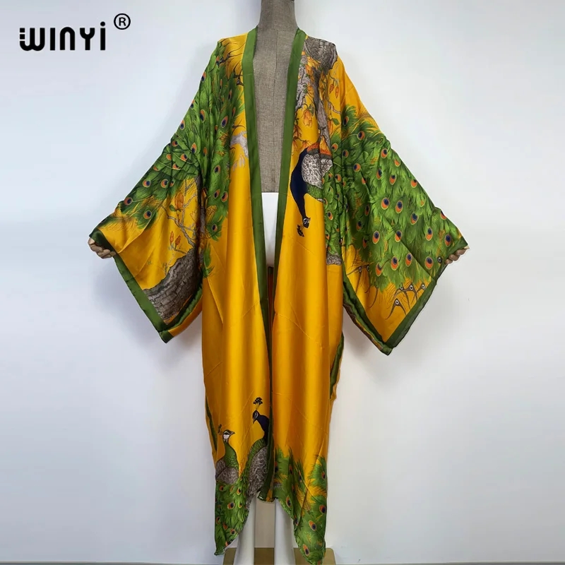 WINYI 2024 Summer Women Cardig - огляд і ціна Robe Silk Women