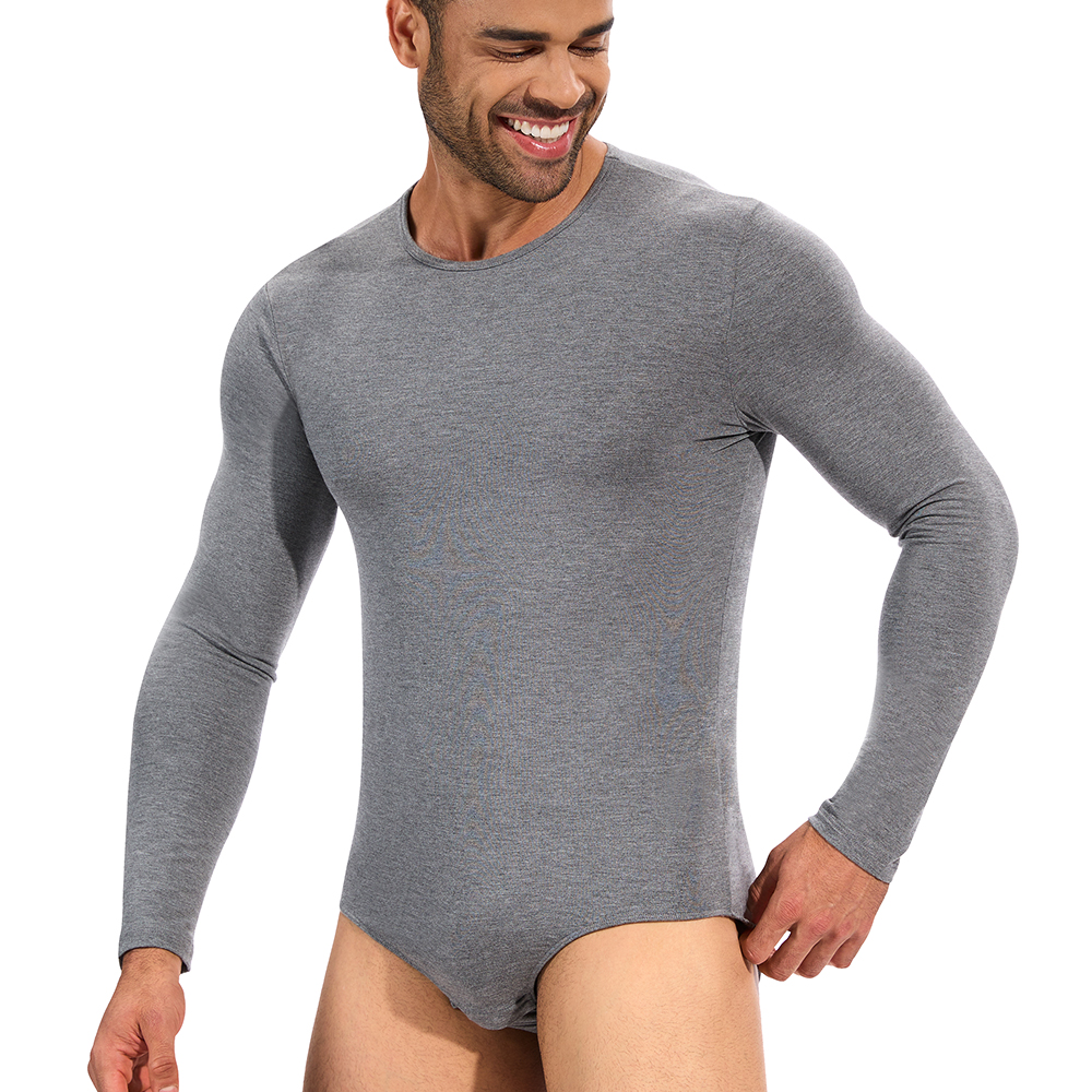 Mens Long Sleeve Bodysuit Full - огляд і ціна Shapewear Bodysuit Firm