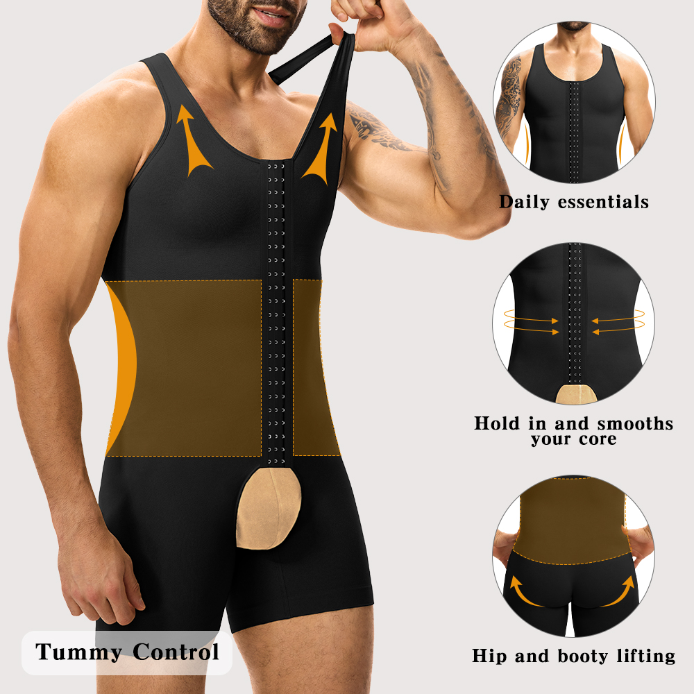 Men's Compression Shapewear  T - огляд і ціна Shapewear Bodysuit Firm