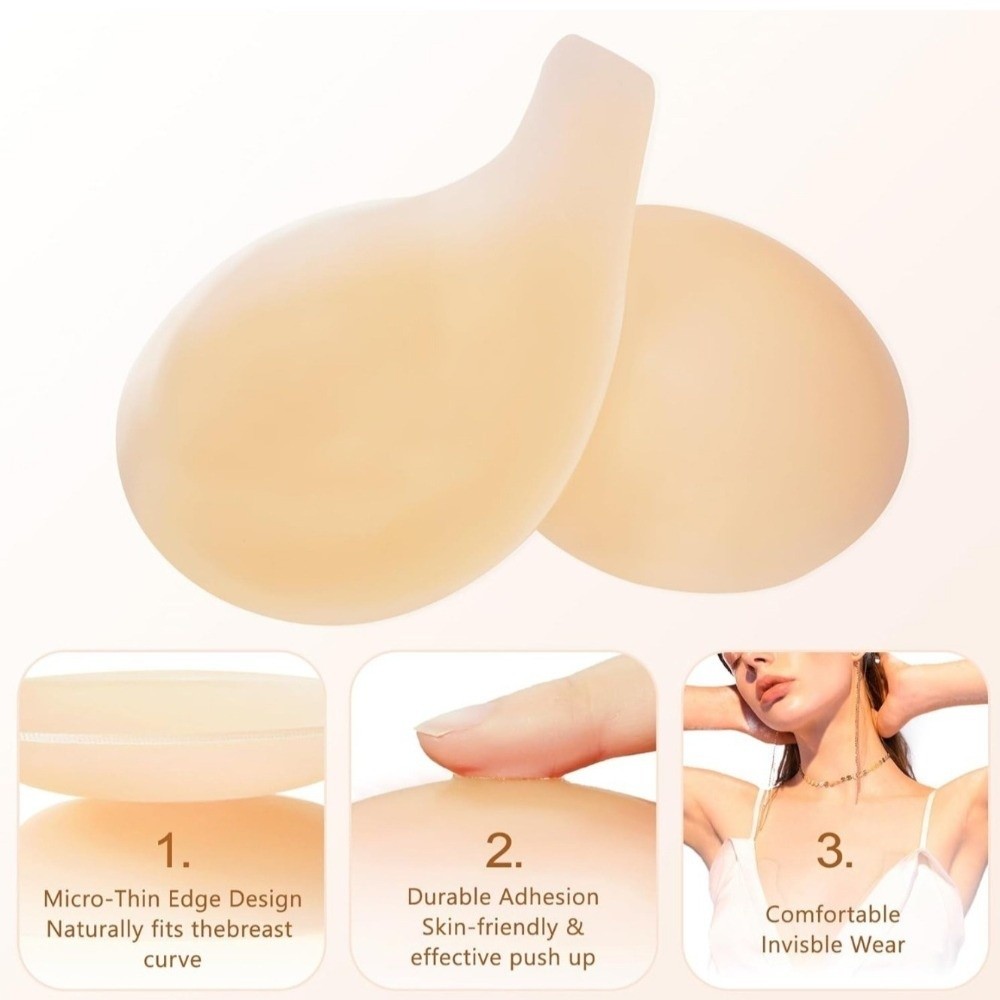 Seamless Silicone Nipple Cover - огляд і ціна Silicone Bra Adhesive